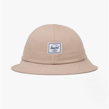 Herschel HENDERSON Unisex Cotton Hats Light Taupe/White: One Size - Shuperb