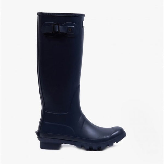 Barbour BEDE Ladies Tall Wellington Boots Navy - Shuperb