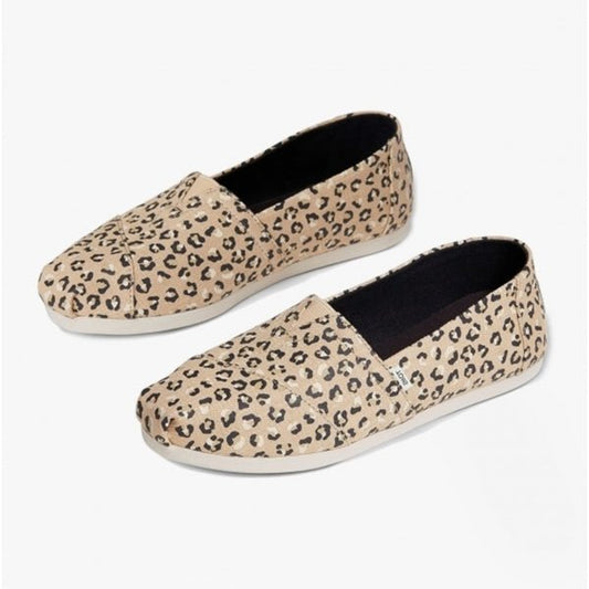 TOMS ALPARGATA Ladies Cotton Slip - On Shoes Natural - Shuperb