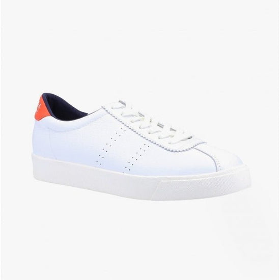 Superga 2843 CLUB S COMFORT Ladies Trainers Orange/Blue Navy - Shuperb