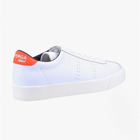 Superga 2843 CLUB S COMFORT Ladies Trainers Orange/Blue Navy - Shuperb