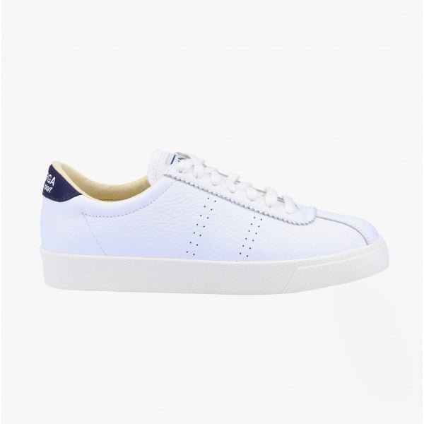 Superga 2843 CLUB S COMFORT Ladies Trainers Blue Navy/Beige - Shuperb