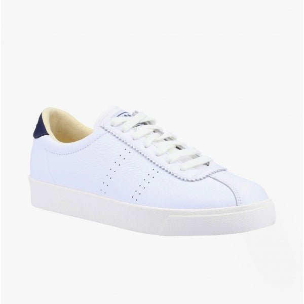 Superga 2843 CLUB S COMFORT Ladies Trainers Blue Navy/Beige - Shuperb