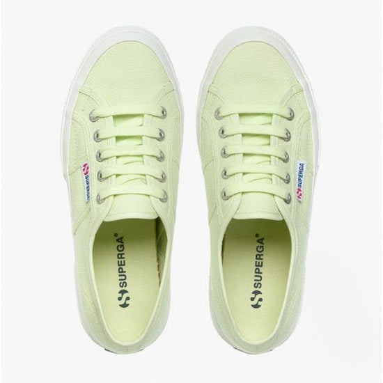 Superga 2750 COTU CLASSIC Ladies Trainers Green Primrose - Shuperb