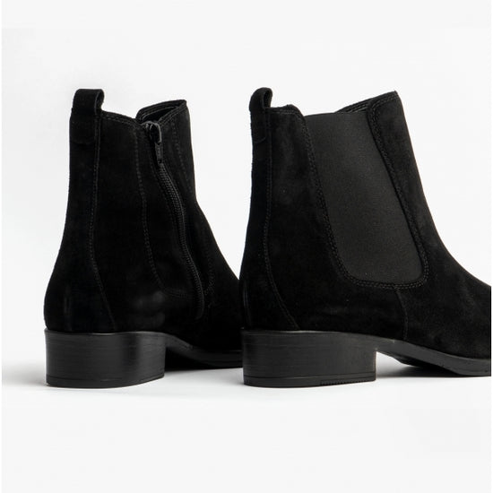 Gabor ADAIR Ladies Chelsea Boots Black - Shuperb