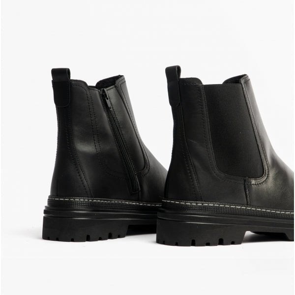 Gabor GAZANIA Ladies Chelsea Boots Black - Shuperb