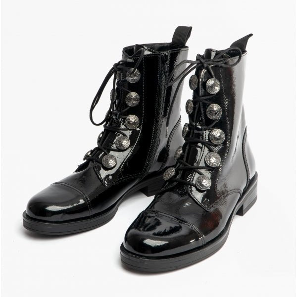 Gabor LADY Ladies Leather Boots Black - Shuperb