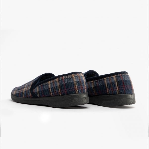 Jo & Joe TED Mens Full Slippers Navy - Shuperb