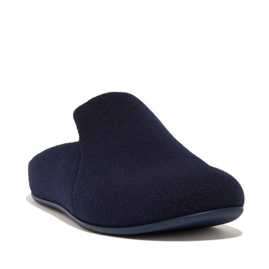 FitFlop CHRISSIE II HAUS FELT Ladies Slippers Midnight Navy - Shuperb