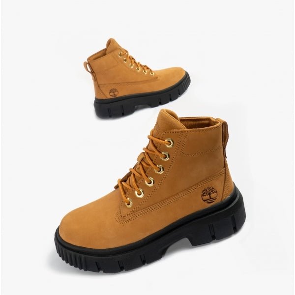 Timberland GREYFIELD Ladies Leather Boots Wheat Nubuck - Shuperb