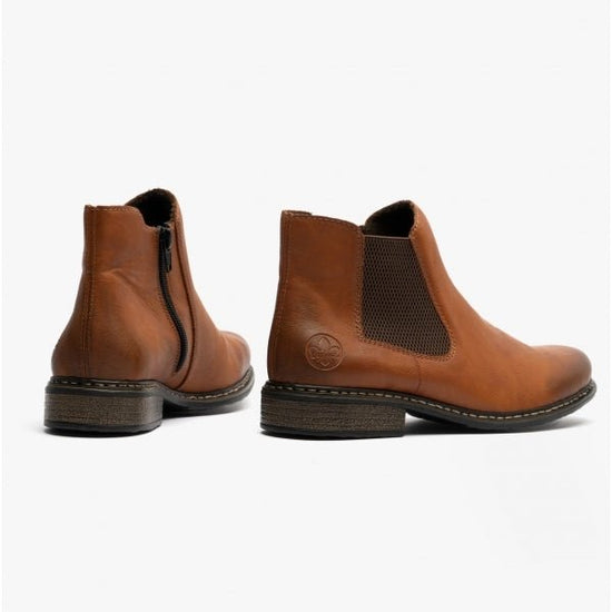 Rieker Z4994 - 24 Ladies Chelsea Boots Brown - Shuperb