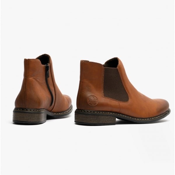 Rieker Z4994 - 24 Ladies Chelsea Boots Brown - Shuperb