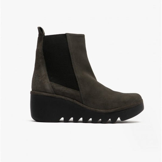 Fly London BAGU233FLY Ladies Suede Chelsea Boots Diesel Suede - Shuperb