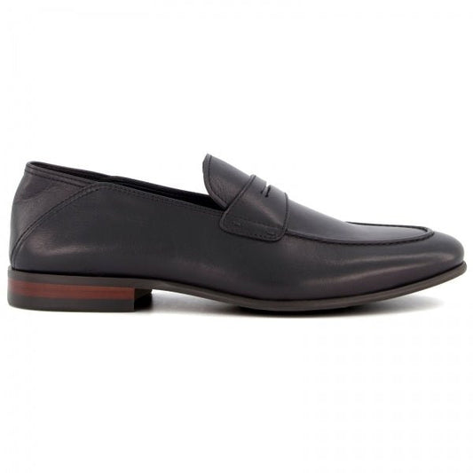 Dune London SYNC Mens Leather Loafers Black - Shuperb