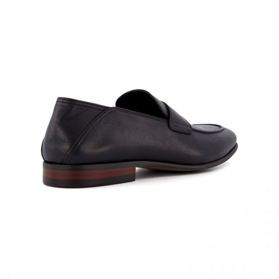 Dune London SYNC Mens Leather Loafers Black - Shuperb