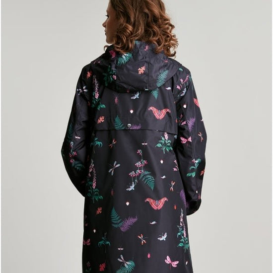 Joules WAYBRIDGE Ladies Raincoat Midnight Beasts - Shuperb