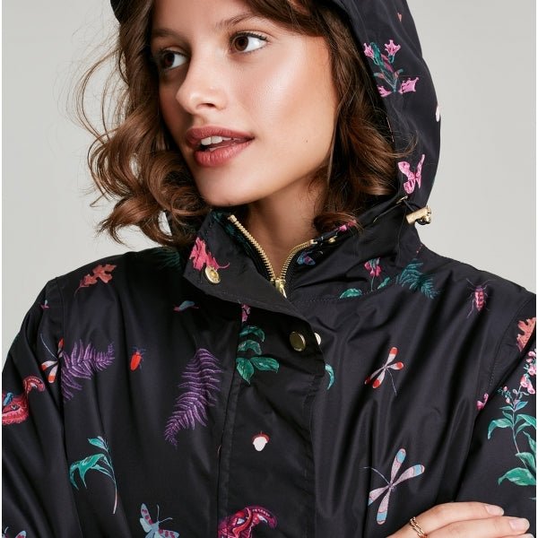 Joules WAYBRIDGE Ladies Raincoat Midnight Beasts - Shuperb