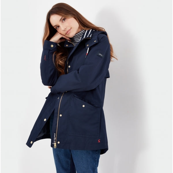 Joules COAST Womens Raincoat French Navy Shuperb