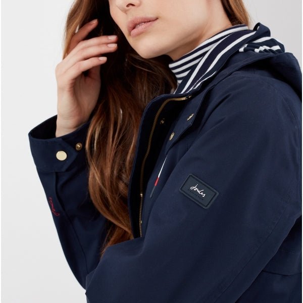 Joules COAST Ladies Raincoat French Navy - Shuperb