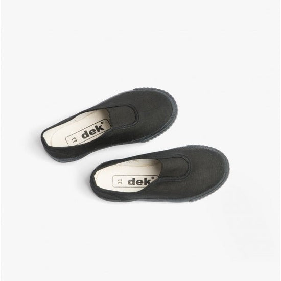 DEK ASH Unisex Plimsolls Black - Shuperb