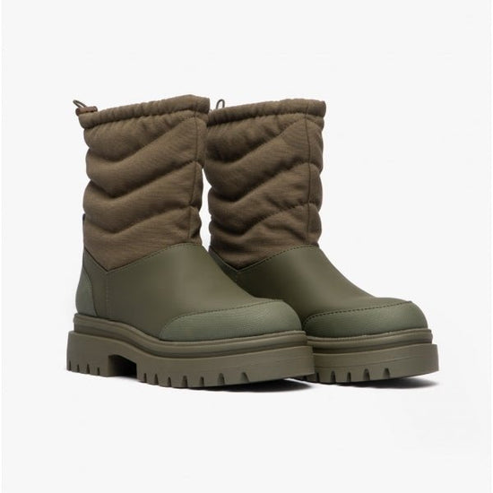 Rocket Dog DITA Ladies Winter Boots Olive - Shuperb