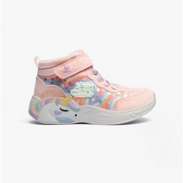 Skechers UNICORN DREAMS - MAGICAL DREAME Girls Trainers Light Pink - Shuperb