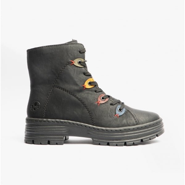 Rieker X8541 - 00 Ladies Boots Black - Shuperb