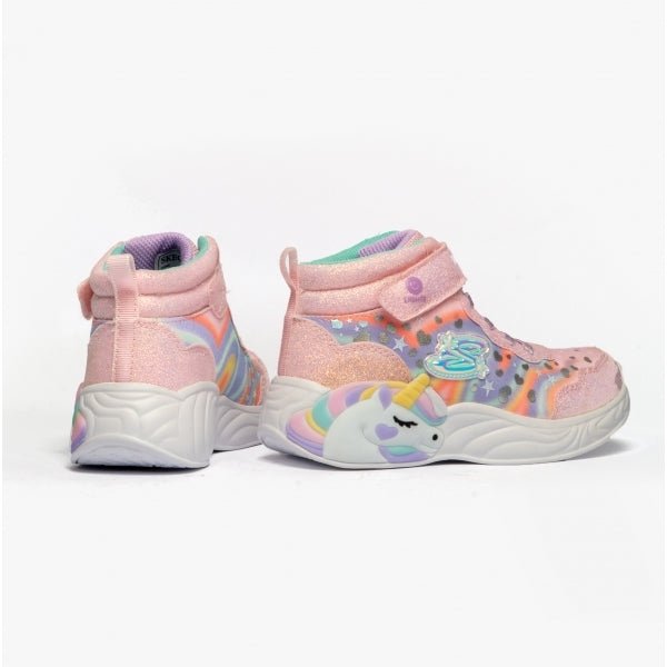 Skechers UNICORN DREAMS - MAGICAL DREAME Girls Trainers Light Pink - Shuperb