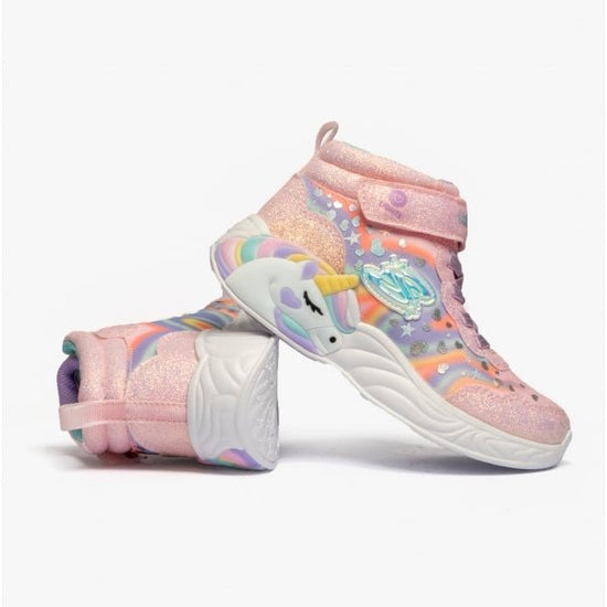 Skechers UNICORN DREAMS - MAGICAL DREAME Girls Trainers Light Pink - Shuperb