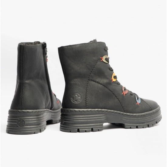 Rieker X8541 - 00 Ladies Boots Black - Shuperb