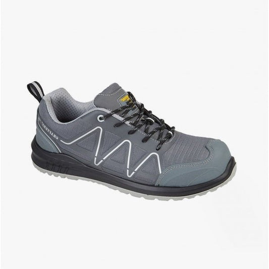 Grafters M989F Mens Mesh Composite Safety Trainers Grey - Shuperb