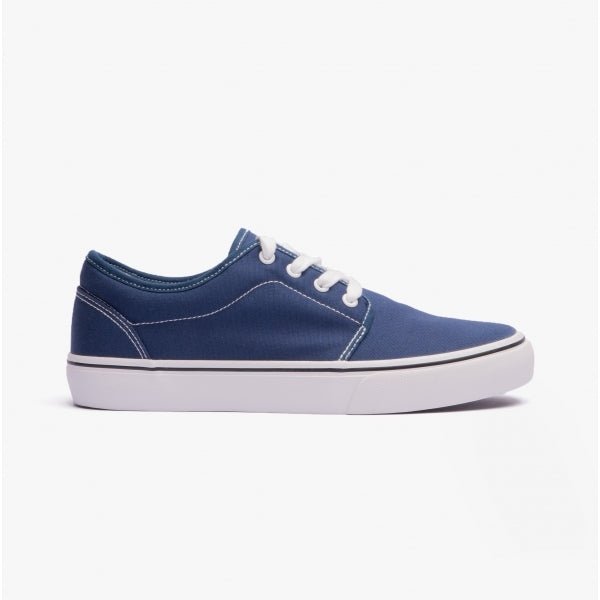 DEK HECTOR Unisex Canvas Lace - Up Deck Shoes Navy - Shuperb