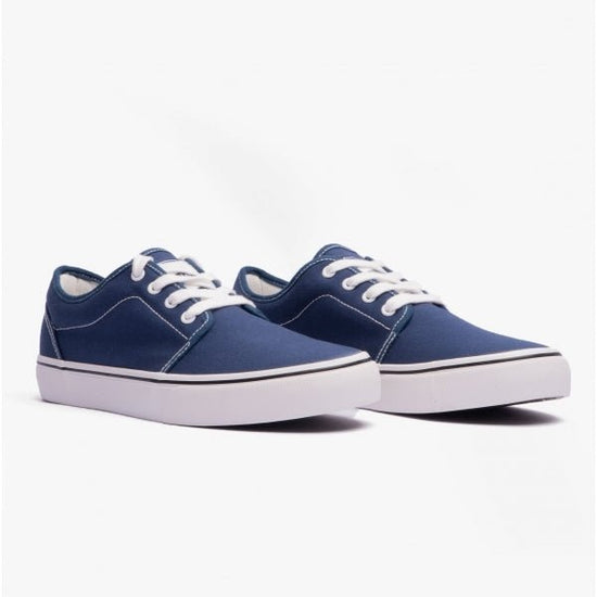 DEK HECTOR Unisex Canvas Lace - Up Deck Shoes Navy - Shuperb