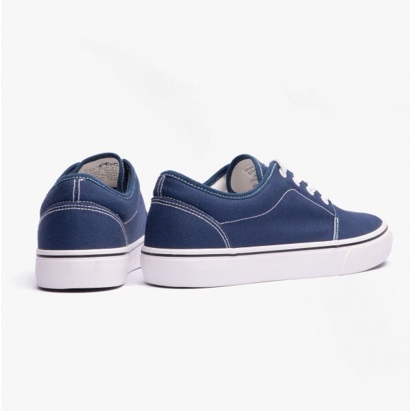 DEK HECTOR Unisex Canvas Lace - Up Deck Shoes Navy - Shuperb