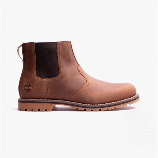 Timberland Larchmont II Mens Full Grian Chelsea Boots Rust - Shuperb