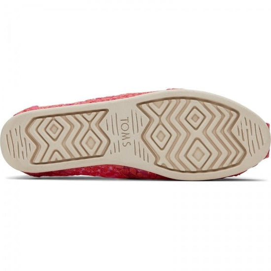 TOMS ALPARGATA Ladies Slip - On Canvas Espadrilles Pink - Shuperb