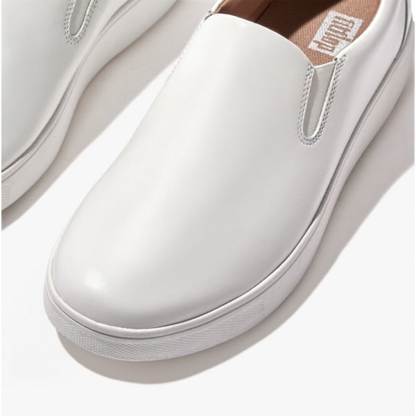 FitFlop RALLY SLIP - ON SKATE Ladies Slip - On Trainers Urban White - Shuperb