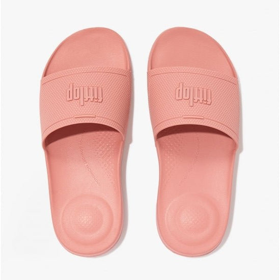 FitFlop iQUSHION Ladies Rubber Pool Sliders Corralina - Shuperb