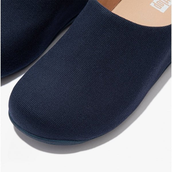 FitFlop SHUV Ladies Canvas Clogs Midnight Navy - Shuperb