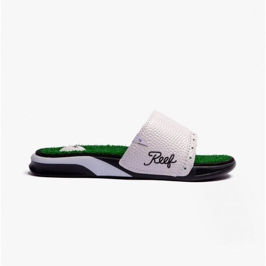 Reef MULLIGAN SLIDE Mens Sliders Green - Shuperb