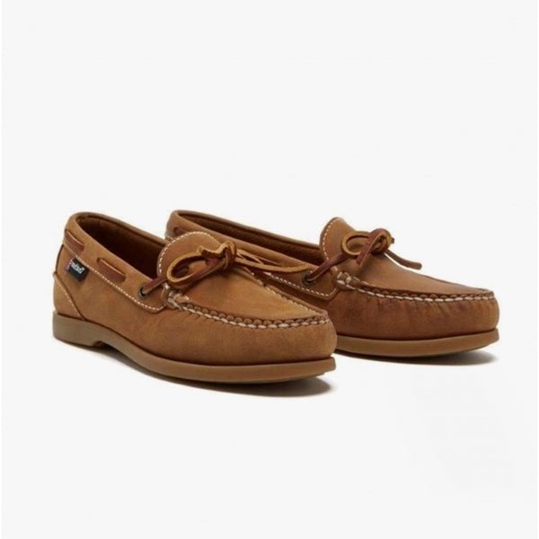 Chatham OLIVIA G2 Ladies Boat Shoes Walnut/Seahorse - Shuperb