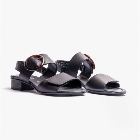 Remonte MARYANN Ladies Slingback Sandals Black - Shuperb