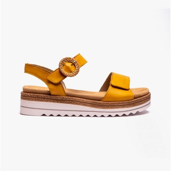 Remonte JOCELYN Ladies Casual Sandals Yellow - Shuperb