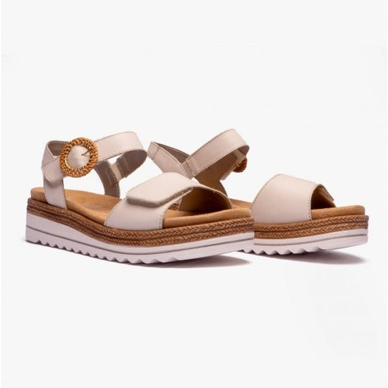 Remonte JOCELYN Ladies Casual Sandals Beige - Shuperb