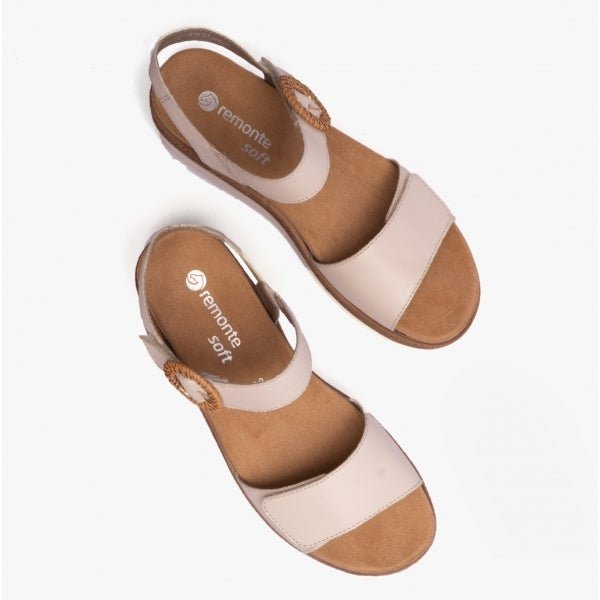 Remonte JOCELYN Ladies Casual Sandals Beige - Shuperb