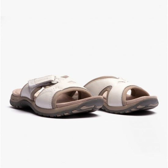 Free Spirit WICKFORD 2 Ladies Mule Sandals White - Shuperb