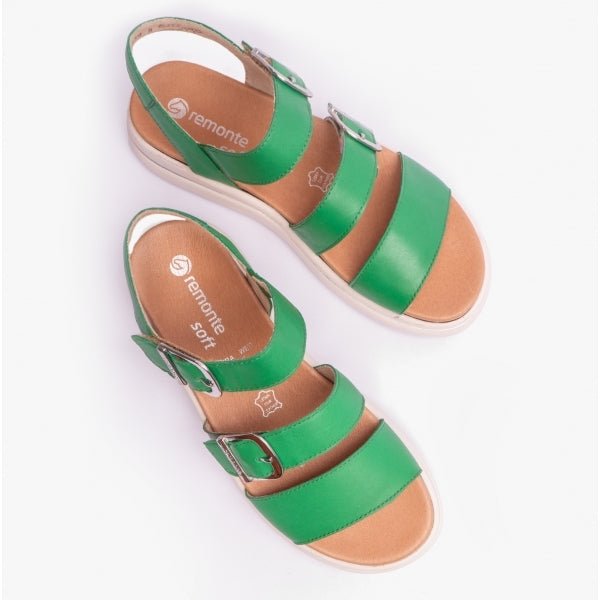 Remonte DONATELLA Ladies Sandals Green - Shuperb