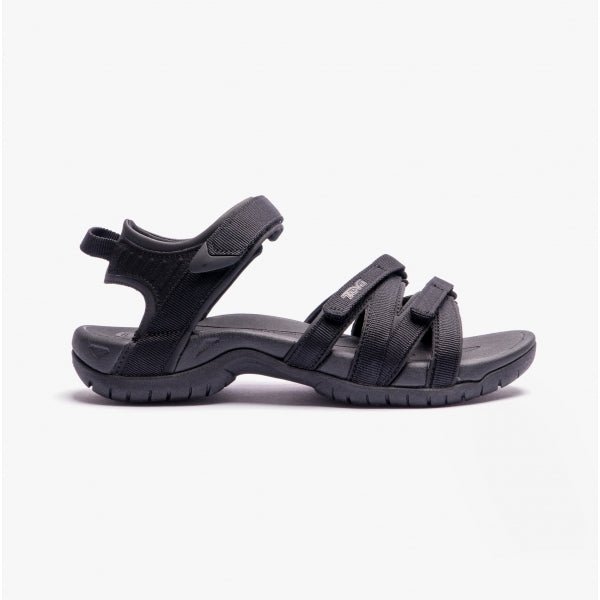 Teva TIRRA Ladies Strappy Sandals Black/Black - Shuperb