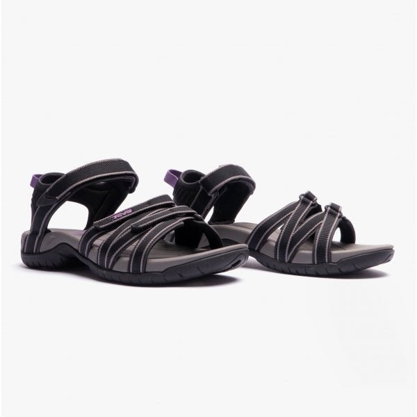 Teva TIRRA Ladies Strappy Sandals Black/Grey - Shuperb