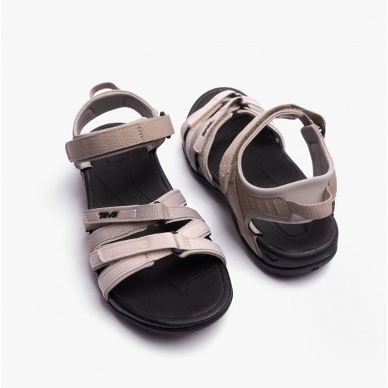 Teva TIRRA Ladies Strappy Sandals Black/ Birch Multi - Shuperb